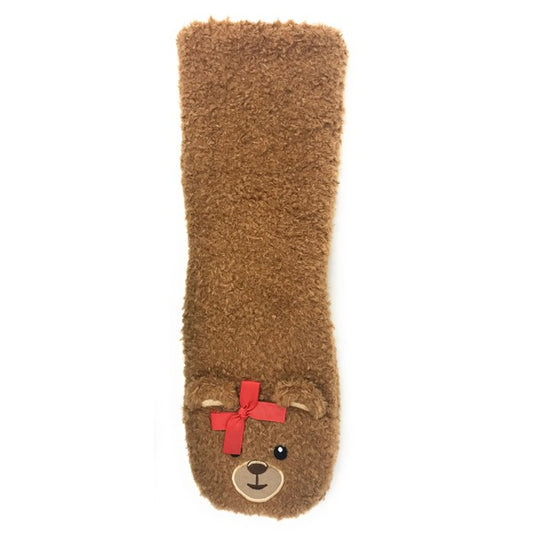 Expertly designed for ultimate comfort and warmth, **Teddy Burr Slipper Socks** feature ultra-soft plush material and non-skid bottoms for a cozy, stable fit. Perfect for lounging or keeping warm on chilly nights. Fits US Adult Shoe Size 5-10. Free shipping on all orders. Shop now!