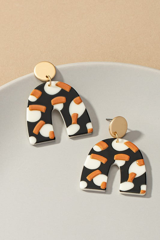 Arch Drop Earrings