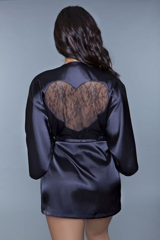 Heart Lace Robe