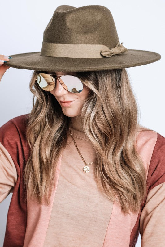 Wide Brim Fedora