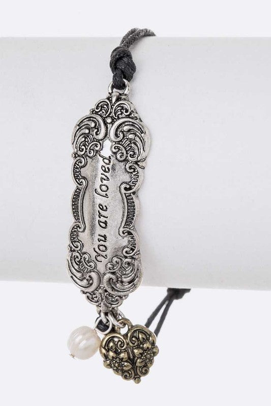Engraved Fashion Bracelet