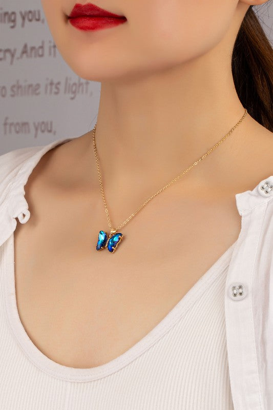 Boreali Butterfly  Necklace