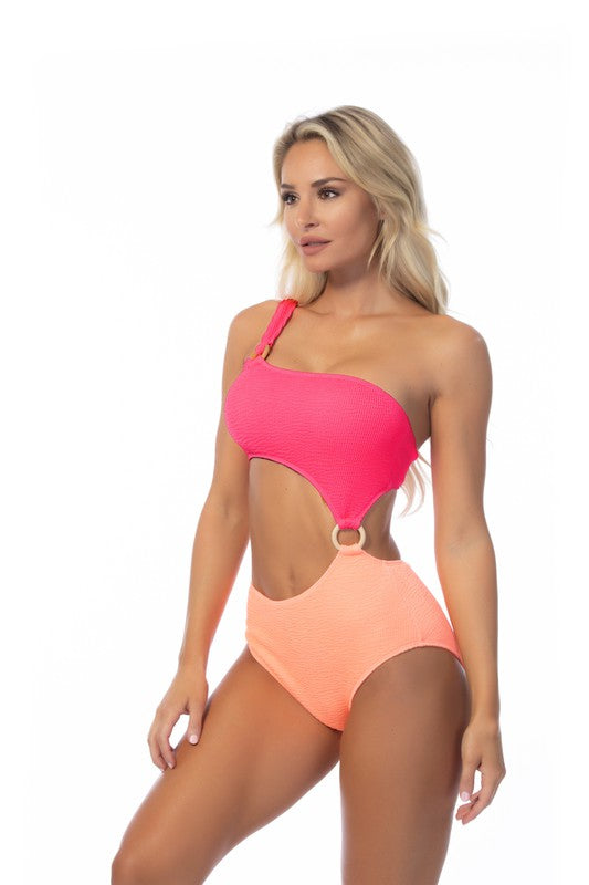 Two-Tone Cutout One Piece