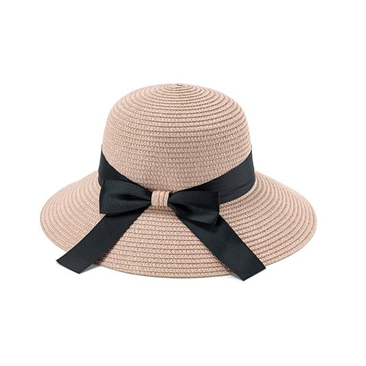 Packable Straw Cloche Hat