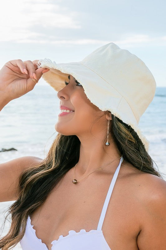 Frayed Bucket Hat