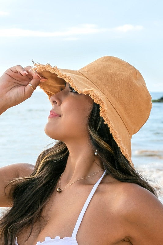Frayed Bucket Hat