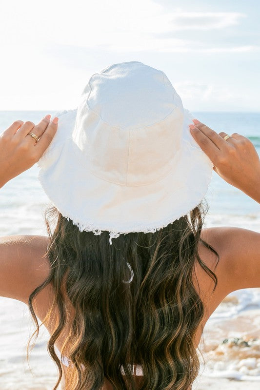 Frayed Bucket Hat