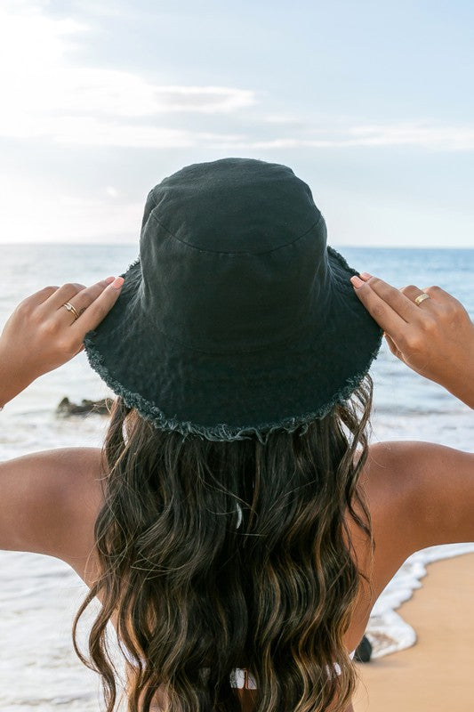 Frayed Bucket Hat