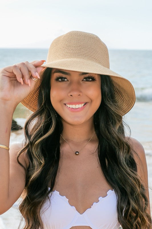 Straw Bucket Hat