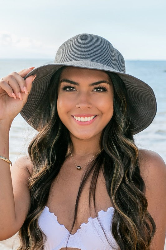 Straw Bucket Hat