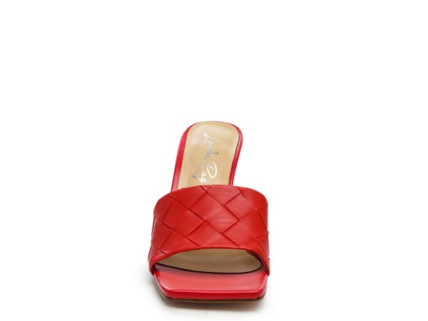 Woven Square Toe Sandals