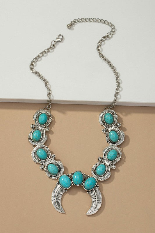 Turquoise Stones Necklace