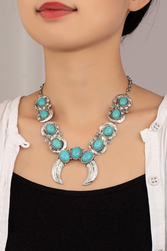 Turquoise Stones Necklace