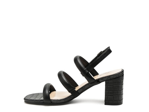 Slingback Block Heel Sandals