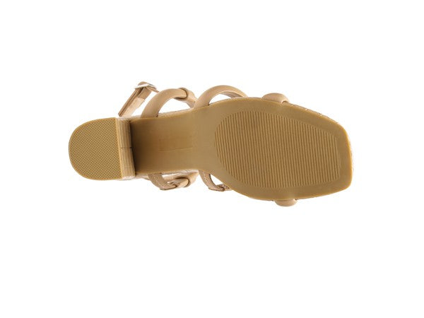 Slingback Block Heel Sandals