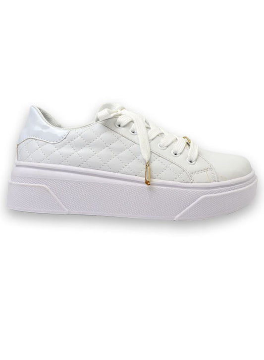 Quilted Platform Sneakers