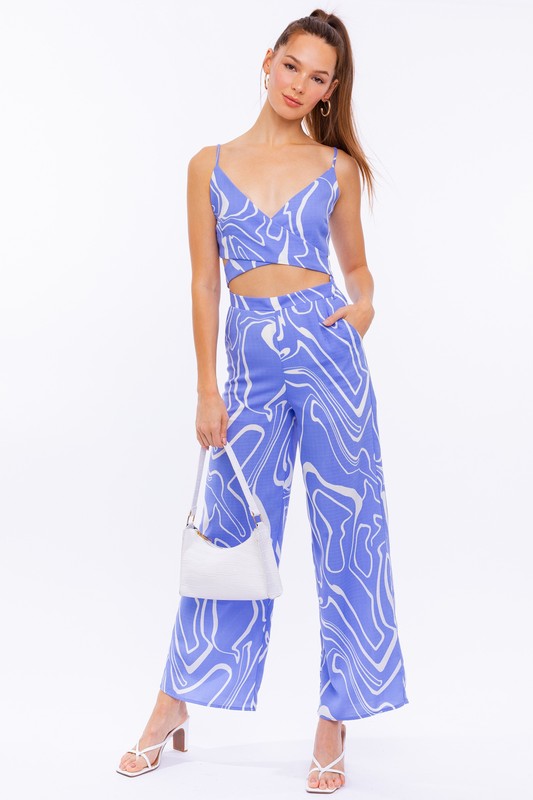 Swirl Abstract Pattern Pants