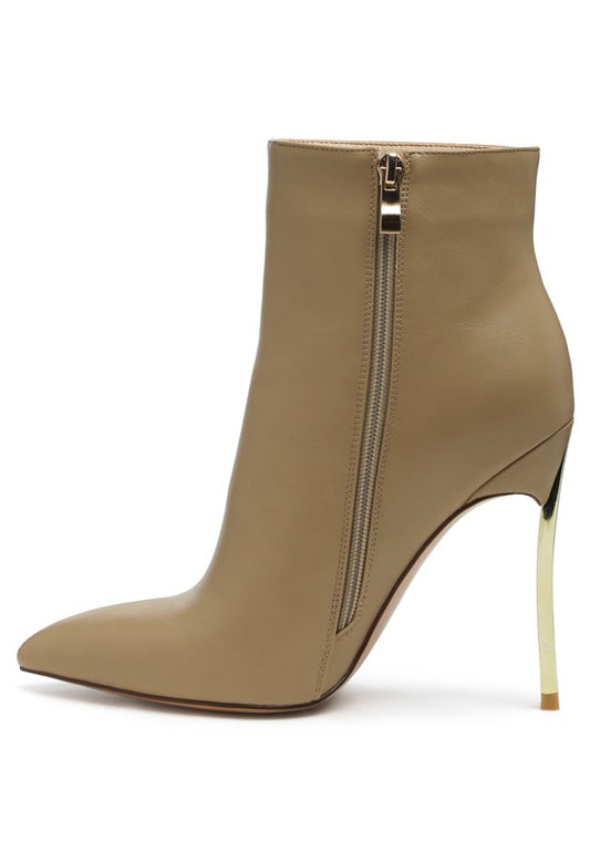 Stiletto High Ankle Boots