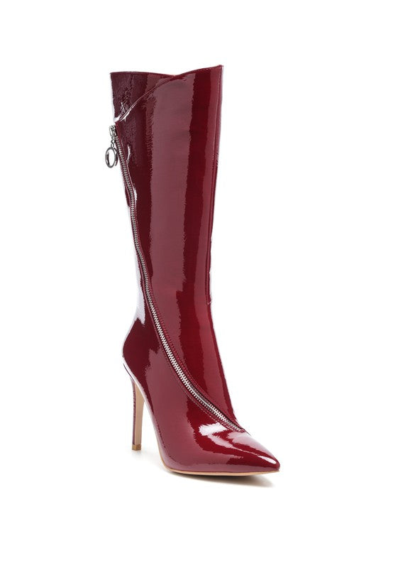 Zip Around Calf Boots