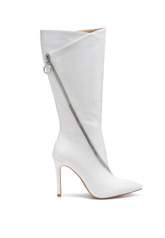 Zip Around Calf Boots