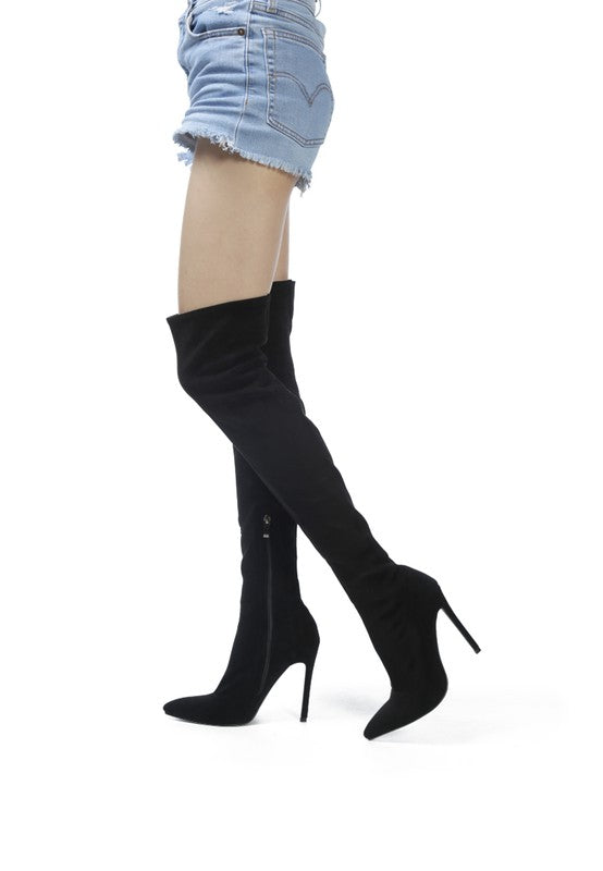 Over The Knee Stretch Boots