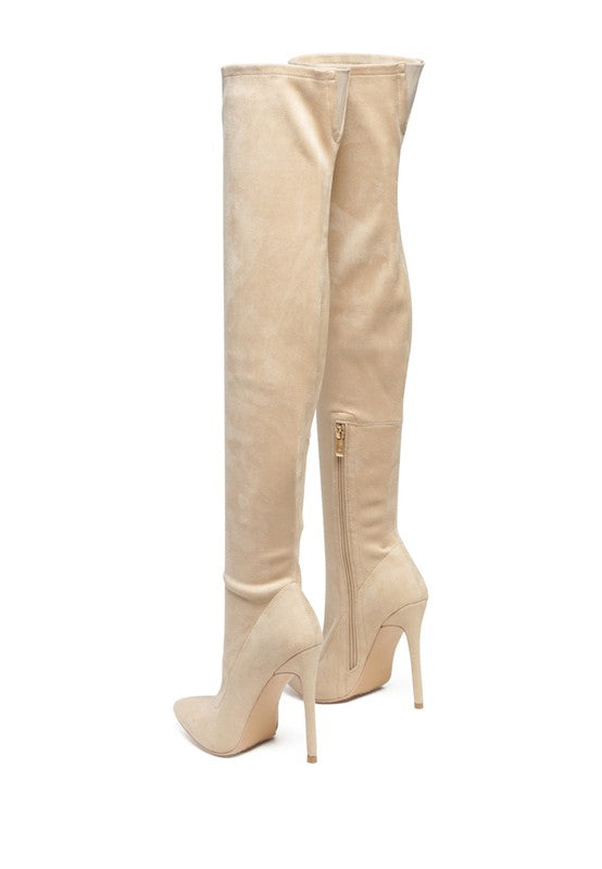 Over The Knee Stretch Boots
