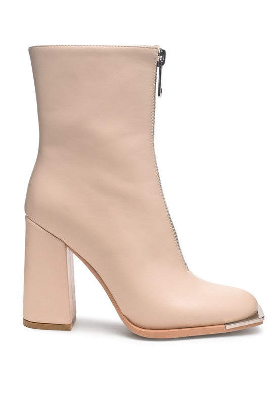 Square Toe Ankle Boots