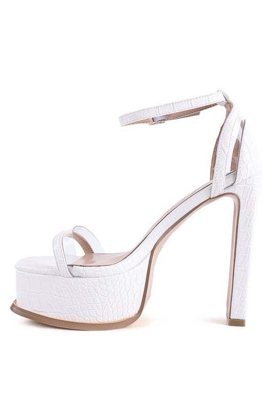 Buckle Strap Chunky Sandals