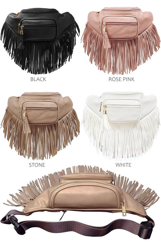 Fringe Fanny Pack Bag