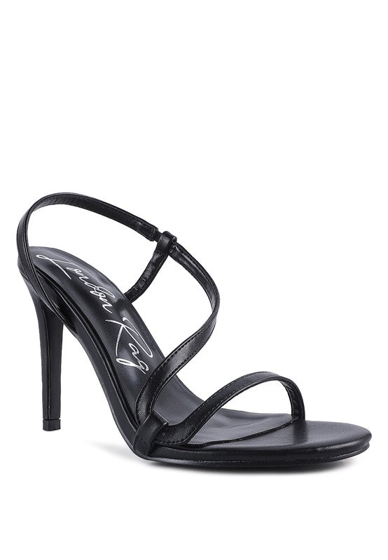 Strappy Slingback Heeled Sandals