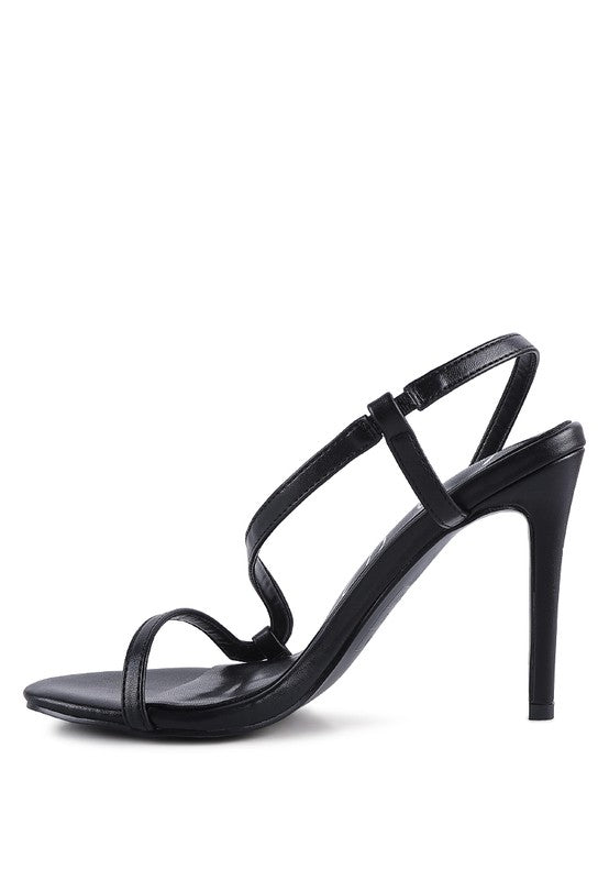 Strappy Slingback Heeled Sandals