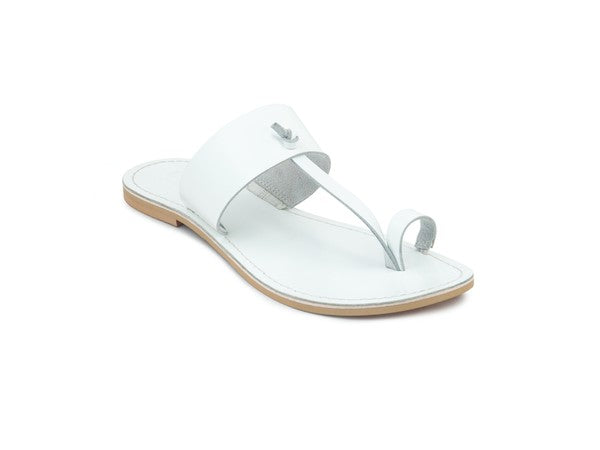 Toe-Ring Slide Sandals