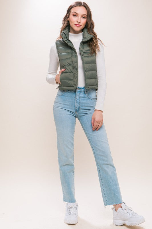 Puffer Vest with Pouch