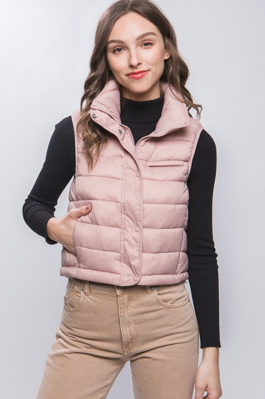 Puffer Vest with Pouch