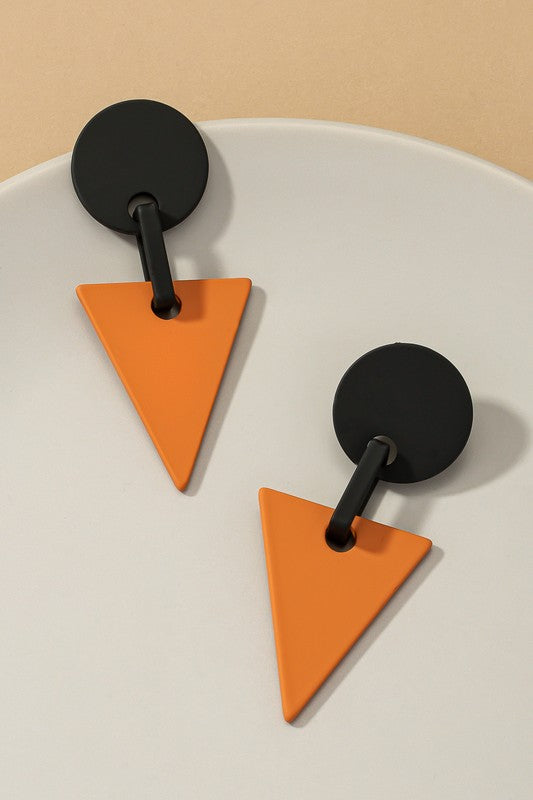 Morandi Geo Drop Earrings