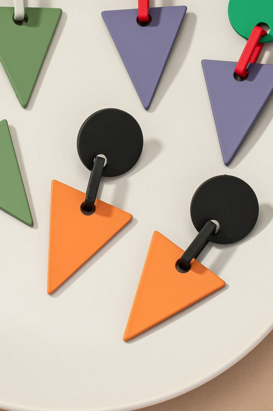 Morandi Geo Drop Earrings