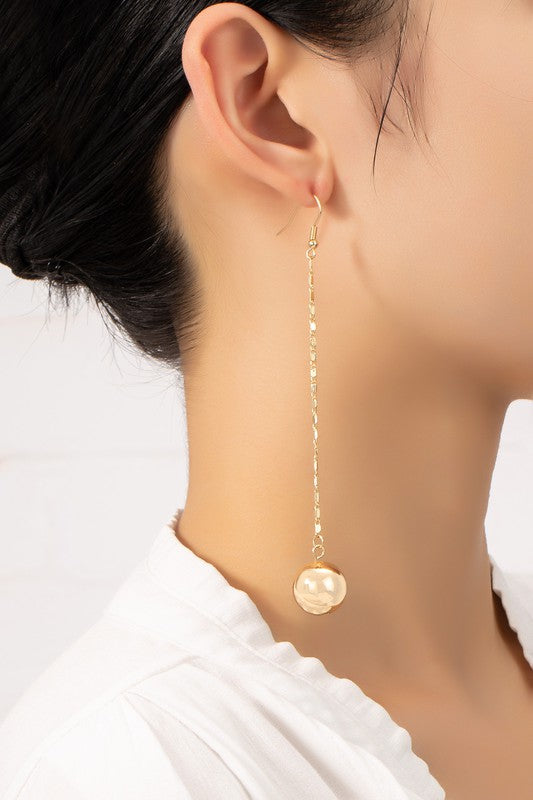 Long Chain Dangling Earrings