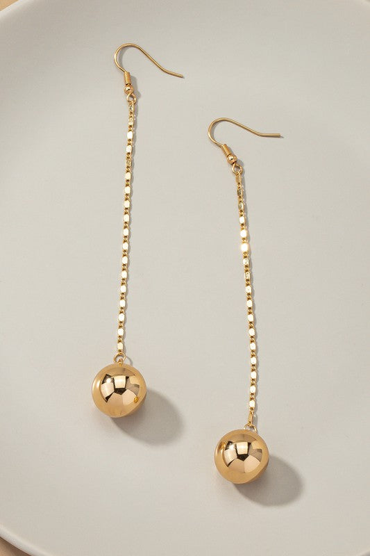 Long Chain Dangling Earrings