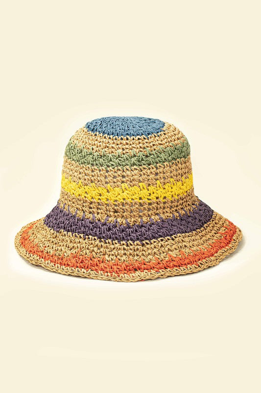 Crochet Straw Hat