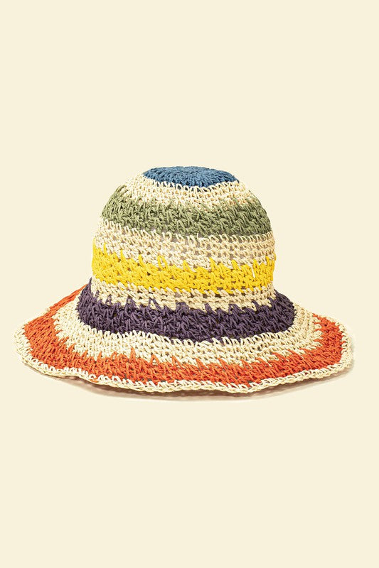 Crochet Straw Hat