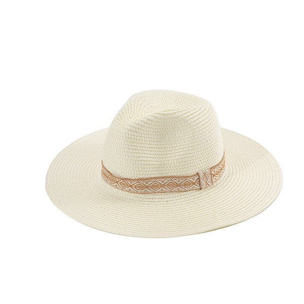 Bohemian Band Straw Hat