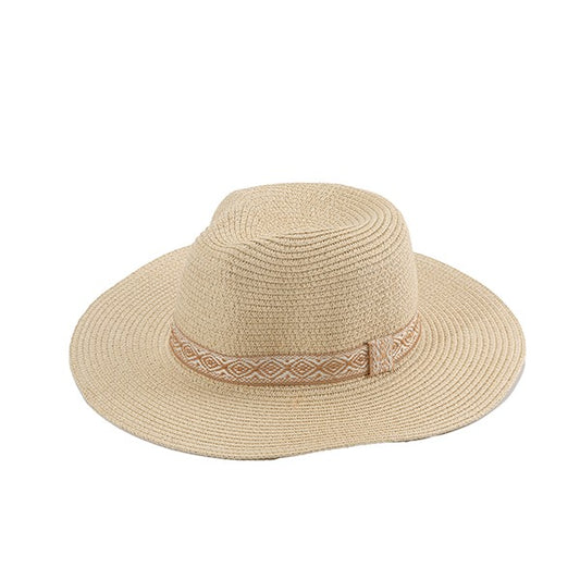 Bohemian Band Straw Hat