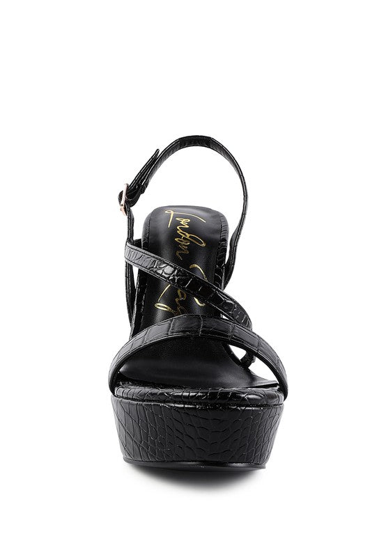 Slingback Block Sandals