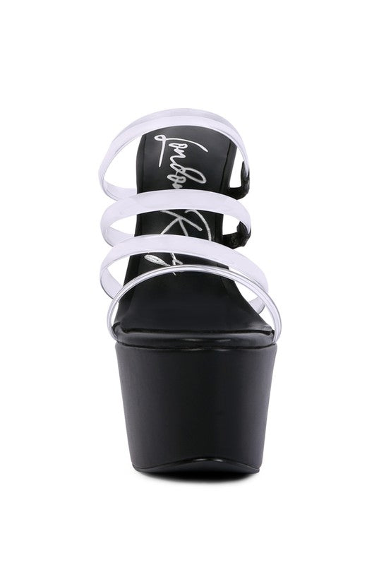 Clear Strap Sandals