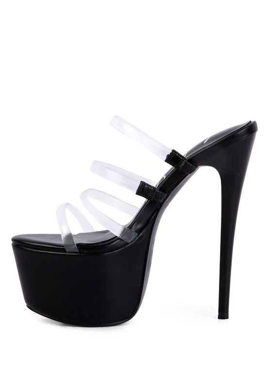 Clear Strap Sandals