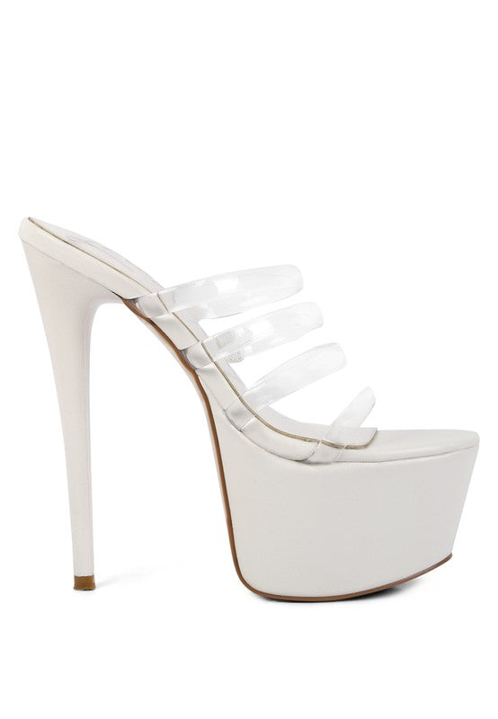 Clear Strap Sandals