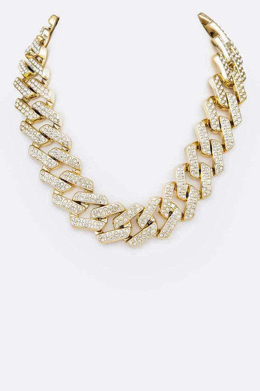 Crystal Pave Necklace