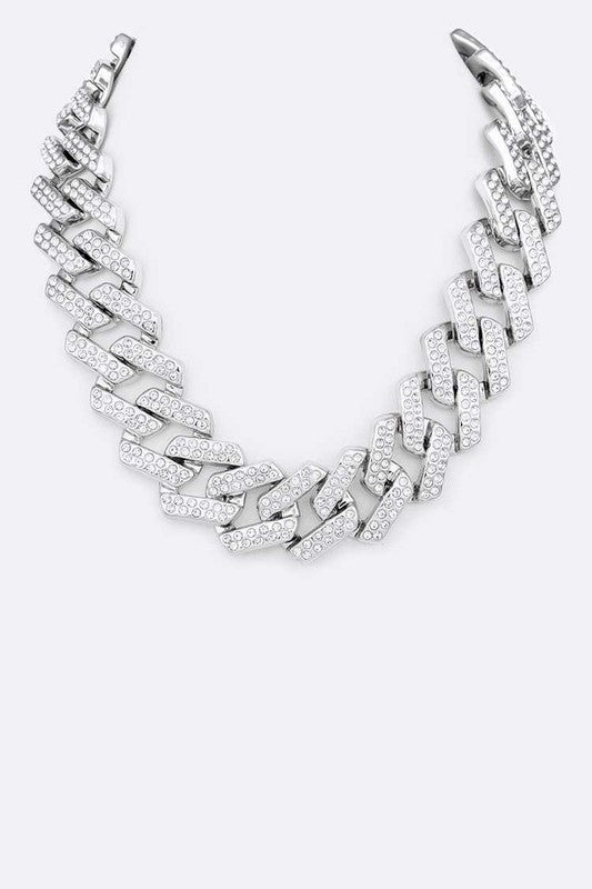 Crystal Pave Necklace