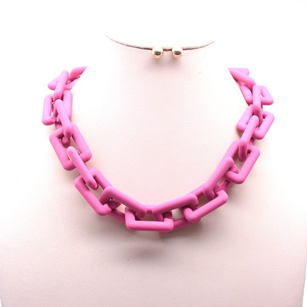 Matte Necklace Set