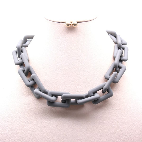 Matte Necklace Set